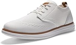 Bruno Marc Men's KnitFlex Craft Mesh Oxfords Sneakers Casual Dress Lace-Up Lightweight Walking Shoes
