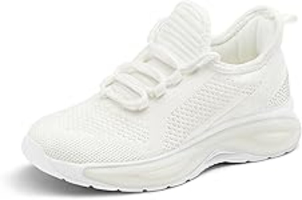 RUNSIDE Girls Lightweight Sneakers Kids Lace-up Tennis Running Shoes, Breathable Walking Shoes for Toddler/Little Kid/Big Kid