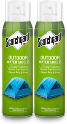 Scotchgard Outdoor Water Shield Fabric Protector Spray, Heavy Duty Water Repellent for Tents, Jackets, Backpacks, Patio Furniture and Outdoor Cushions - 2-Pack (10.5 oz Each)