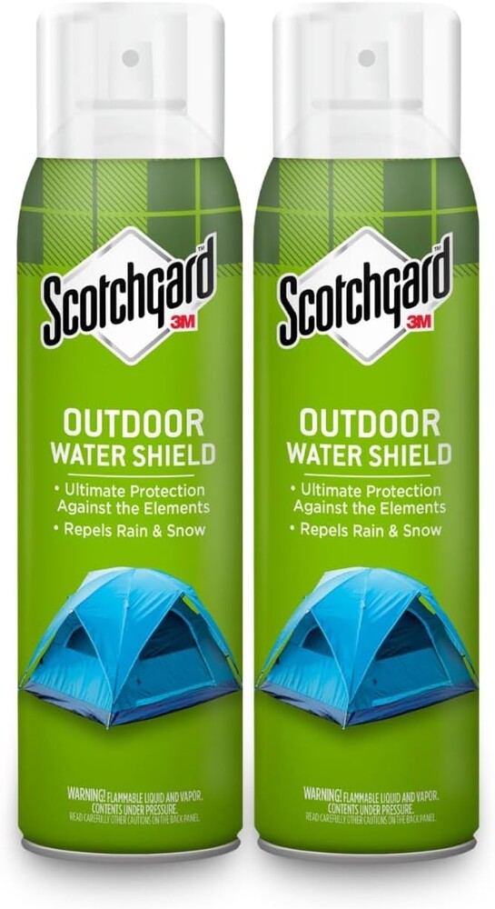 Scotchgard Outdoor Water Shield Fabric Protector Spray, Heavy Duty Water Repellent for Tents, Jackets, Backpacks, Patio Furniture and Outdoor Cushions - 2-Pack (10.5 oz Each)