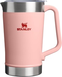 Stanley Stay-Chill Pitcher 64 oz | Cold Water, Beer, and Drink Pitcher with Lid | Large Capacity Durable Beverage Container with Handle | Insulated Stainless Steel | BPA-Free