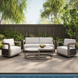 Agio Phoenix 5-piece Outdoor Patio Seating Set