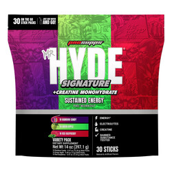 Mr. HYDE Signature Pre-Workout On-The-Go, 30 Individual Serving Stick Packs, Variety Pack