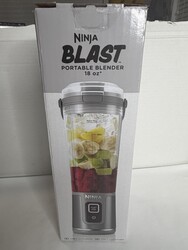 Ninja Blast Portable Blender 18 Oz New Grey Rechargeable Travel Packable
