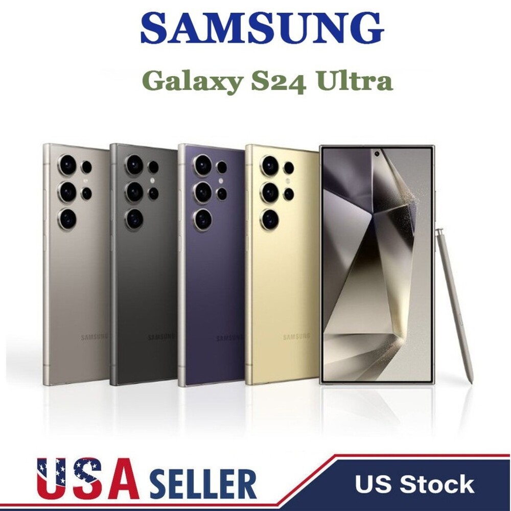 Samsung Galaxy S24 Ultra (5G) 12GB+256GB SM-S928U Factory Unlocked,New & Sealed