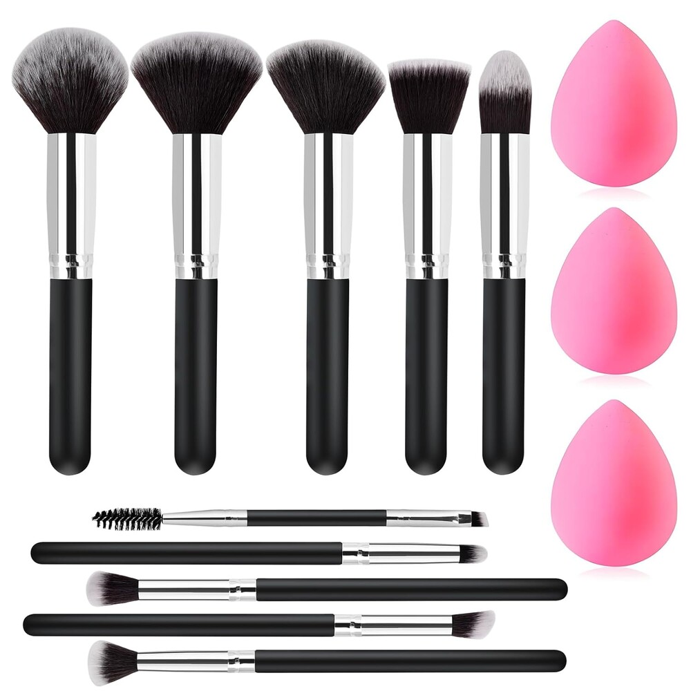 Makeup Brushes Set Gifts for Women, Gifts for Teen Girls Mom Wife Sister 13 Pcs Premium Kit with Foundation Concealer Blush Sponge Professional Beauty blenders Accessories for Mothers Day Birthday