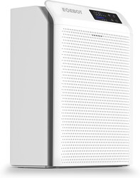 Air Purifiers for Home Large Room Up to 2,330 Ft², HEPA Air Purifier with Washable Pre-Filter, PM2.5 Monitor, Quiet Sleep Mode, Air Cleaner for Pet Hair, Dust, Smoke, Odor, Matte White