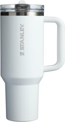 STANLEY Quencher ProTour Flip Straw Tumbler with Leakproof Lid 40 oz | Built-In Straw and Handle | Cup Holder Compatible for Travel | Insulated Stainless Steel Cup | BPA-Free | Frost