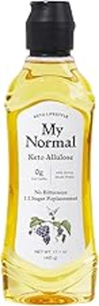 My Normal Keto Allulose 17.10 oz - Allulose 99.52%, Monk Fruit, Stevia Blend Thin Syrup, Zero Calorie Sweetener, 1:1 Sugar Substitute, Low Glycemic, Gluten Free, Zero Net Carbs, Zero Sugar