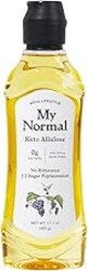 My Normal Keto Allulose 17.10 oz - Allulose 99.52%, Monk Fruit, Stevia Blend Thin Syrup, Zero Calorie Sweetener, 1:1 Sugar Substitute, Low Glycemic, Gluten Free, Zero Net Carbs, Zero Sugar