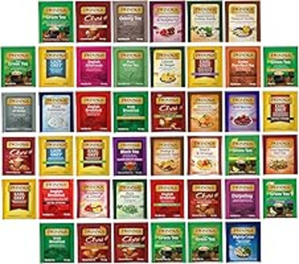 Twinings Tea Bag Sampler Assortment, Variety Pack (44 Count), 44 Unique Flavours for Tea Lovers: Women, Men, Couples, Family, Friends, Coworkers