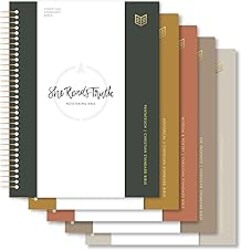 CSB She Reads Truth Spiral-Bound Notetaking Bible, Five-Volume Set, Hardcover, Black Ltr, Full Color, Inductive Layout, Wide Margins, Notetaking Space, Reading Plans, Scripture Art, Lay-Flat Spiral