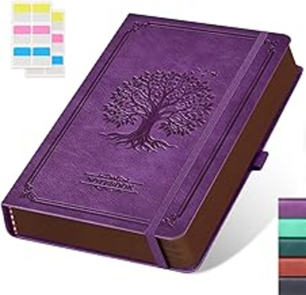 A5 Journaling Notebook, Hardcover Lined journal for Women Men writing, Note Taking, Personal Diary, 320 Pages 100GSM Thick Paper, Leather Cover Note book for School Office Supplies, 5.7'' X 8.4''