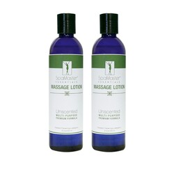 Master Massage Organic Massage Lotion (Pack of 2) - 8 fl oz, Skin-Nourishing Formula for Relaxation, Ideal for Massage Therapy and Home Use
