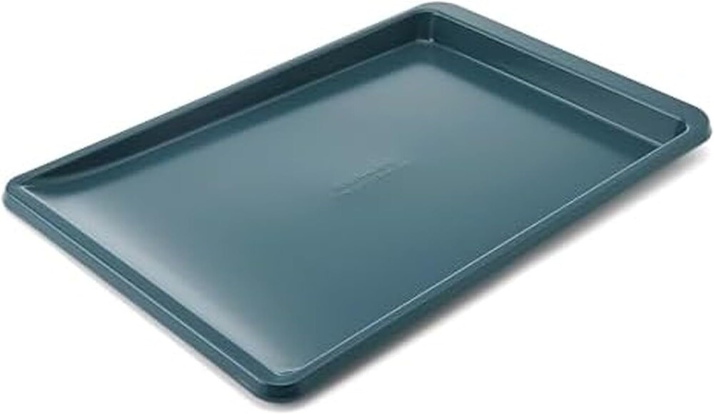 KitchenAid Nonstick Aluminized Steel Cookie Slider, Dishwasher Safe, Agave, 10x15 Inch