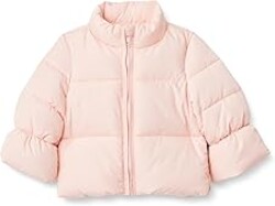Amazon Essentials x Sofia Grainge Toddler and Baby Girls' Taffeta Puffer Jacket