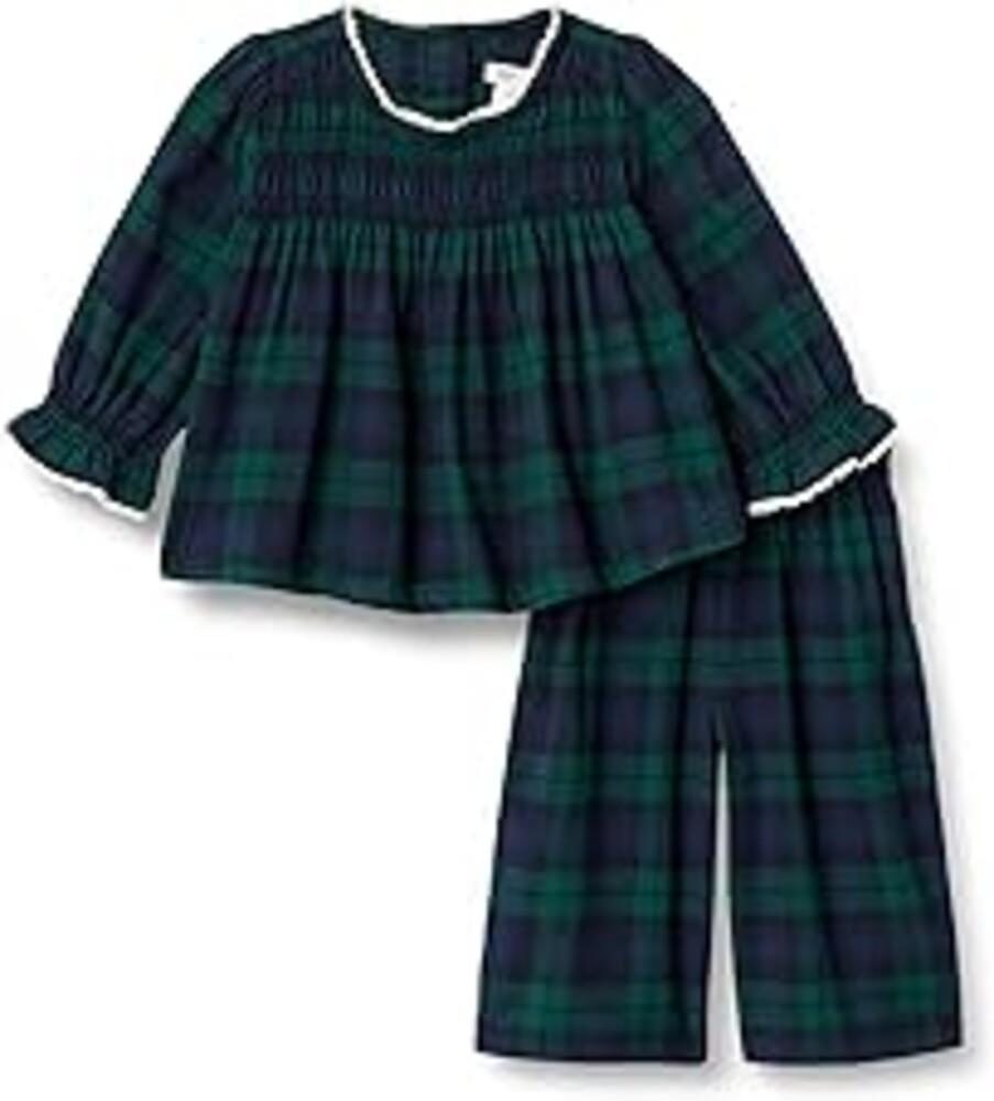 Amazon Essentials x Sofia Grainge Toddler and Baby Girls' Long Sleeve Flannel Set