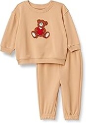 Amazon Essentials x Sofia Grainge Unisex Toddlers and Babies' Sweatshirt & Sweatpant Set
