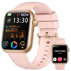 Smart Watch for Men Women(Answer/Make Call), 1.83" Fitness Watch with Heart Rate/Blood Pressure/Blood Oxygen, Pedometer, Sleep Tracker,120+ Sport Modes, IP68 Waterproof Fitness Tracker for Android iOS