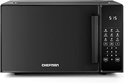 Chefman Countertop Microwave Oven 1.1 Cu. Ft., 1000 Watts with 10 Power Levels, 6 Cooking Presets with One-Touch Express Cook, Eco Mode, Child Safety Lock, & Mute Button - Black
