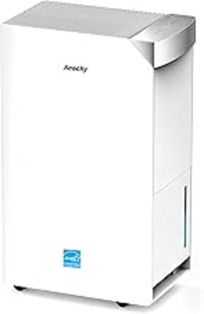 AEOCKY 74 Pint/D Energy Star Version 6.0 Dehumidifier, 4500 Sq.Ft Smart Compressor Dehumidifier with Drain Hose, Intelligent Humidistat,for Basement,Bedroom,Home,Bathroom