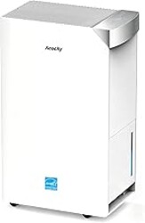 AEOCKY 74 Pint/D Energy Star Version 6.0 Dehumidifier, 4500 Sq.Ft Smart Compressor Dehumidifier with Drain Hose, Intelligent Humidistat,for Basement,Bedroom,Home,Bathroom