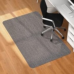 Blvornl Office Chair Mat for Hardwood Floor, 36" x 48" Desk Computer Chair Mat for Hard Wood and Tile Floor, Large Anti-Slip Hard Floor Protector Rolling Chair Mat, PVC Mat Desk Rug for Office Home