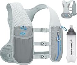 Maelstrom Running Vest for Women Men,Adjustable & Lightweight Reflective Hydration Vest with 500ml Soft Flask , Running Backpack for Trail Race, Marathon, Hiking, Cycling