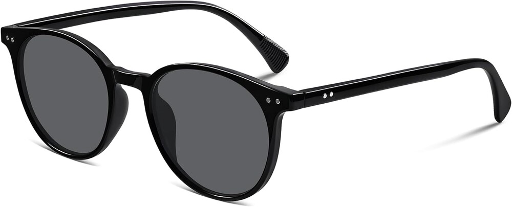 Round Sunglasses for Women Men, Polarized Retro Trendy Sunglasses Vintage Small Frame, UV Protection Lens