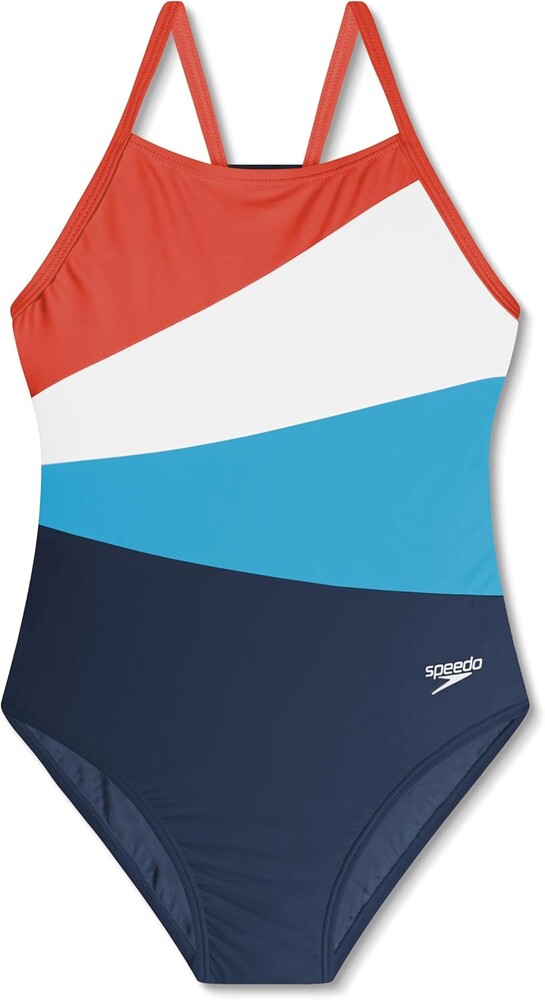 Speedo Girl's Swimsuit One Piece Thin Straps