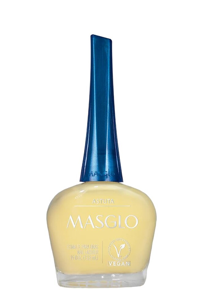 MASGLO Tradicional – Nail Polish 13-Free Formula, Up to 7 Days of Wear, High-Coverage & Glossy Finish, Vegan – (0.5 oz)