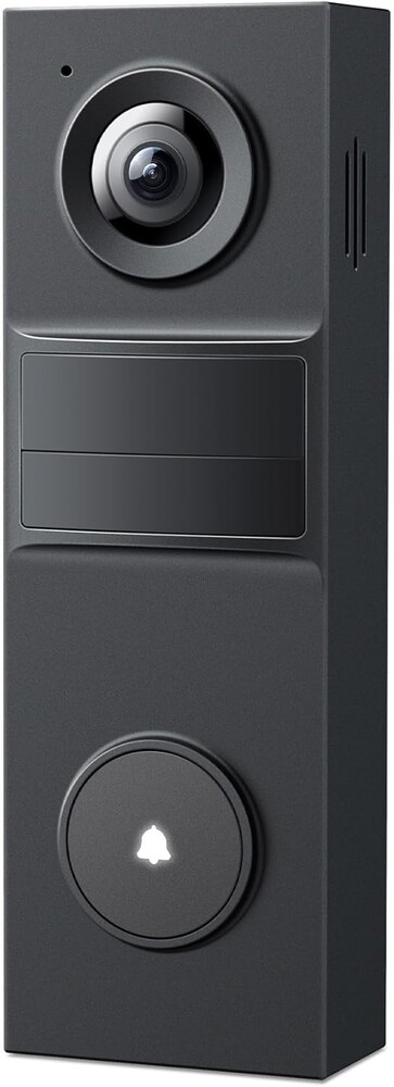 Tapo 2K Wireless Smart Video Doorbell - 160° Ultra-Wide View, Person Detection, 2-Way Talk, Ring Call, Night Vision, Subscription-Free Local Storage or Optional Cloud, D205
