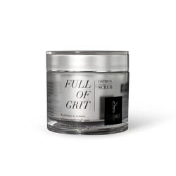 GoodJanes Full of Grit Oatmeal Body Scrub with Oat, Jojoba, Apple & Alpine Rose Stem Cells – Gently Exfoliating & Moisturizing Vegan Body Scrub for Smooth, Radiant Skin