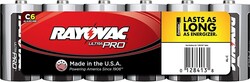 Rayovac C Batteries, Ultra Pro C Cell Batteries Alkaline, 6 Count