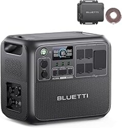 BLUETTI AC200L Portable Power Station & Charger 1 (Ships Separately), 2048Wh LFP Backup, 560W DC-DC Alternator Charger, 3.6H Full Charge via Car, Perfect for Road Trips, RVs, Power Outages
