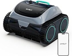 WYBOT C1 Robotic Pool Cleaner, 4-in-1 Cordless Pool Vacuum for Inground Pools & Above Ground Pool Up to 150 Mins Runtime, Upgraded Power Suction with Smart Navigation & APP (Lake Green)