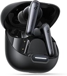 Soundcore by Anker Liberty 4 NC Wireless Earbuds, 98.5% Noise Reduction, Adaptive Noise Cancelling to Ears and Environment, Hi-Res Sound, 50H Battery, Wireless Charging, Bluetooth 5.3