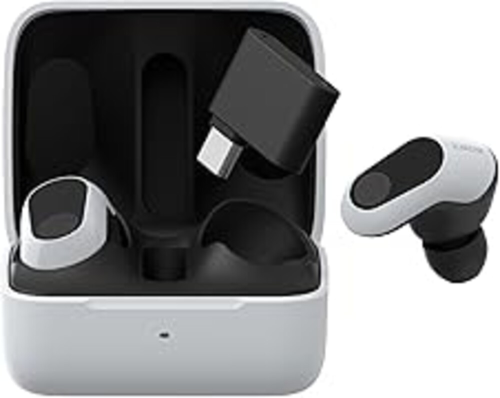 Sony INZONE Buds Wireless Gaming Earbuds, Perfect for PlayStation® 5, for PC/PS5/Switch/Mobile, 48Hr Battery with Case, Noise Canceling, 360 Spatial Sound, 2.4GHz USB-C Dongle, WF-G700N White