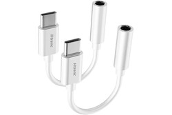 USB C to 3.5mm Headphone Jack Adapter for iPhone17/ iPhone 16/16 Pro/15/15 Pro/Pro Max/Plus, Type C Aux Audio Dongle Cable Co