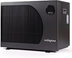Vidapool 55,000 BTU Swimming Pool Heater 12 COP Electric Pool Heat Pump for Above Ground and Inground Pools Heating and Cooling Smart WiFi Control Pools Up to,16000 Gallons