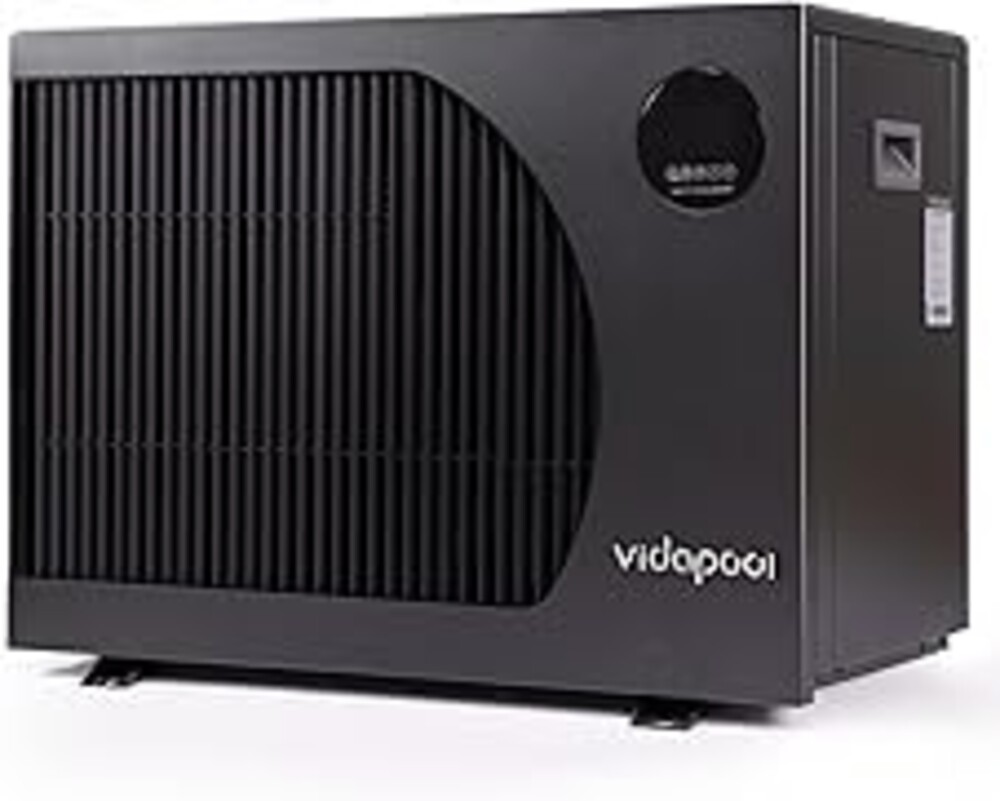 Vidapool 55,000 BTU Swimming Pool Heater 12 COP Electric Pool Heat Pump for Above Ground and Inground Pools Heating and Cooling Smart WiFi Control Pools Up to,16000 Gallons