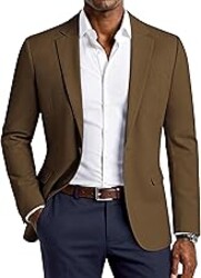 PJ PAUL JONES Men's Lightweight Sport Coat Casual One Button Blazer Breathable Sportcoat