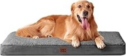 EHEYCIGA Orthopedic XL Dog Beds for Extra Large Dogs with Removable Washable Cover for Crate, Grey, 41x27