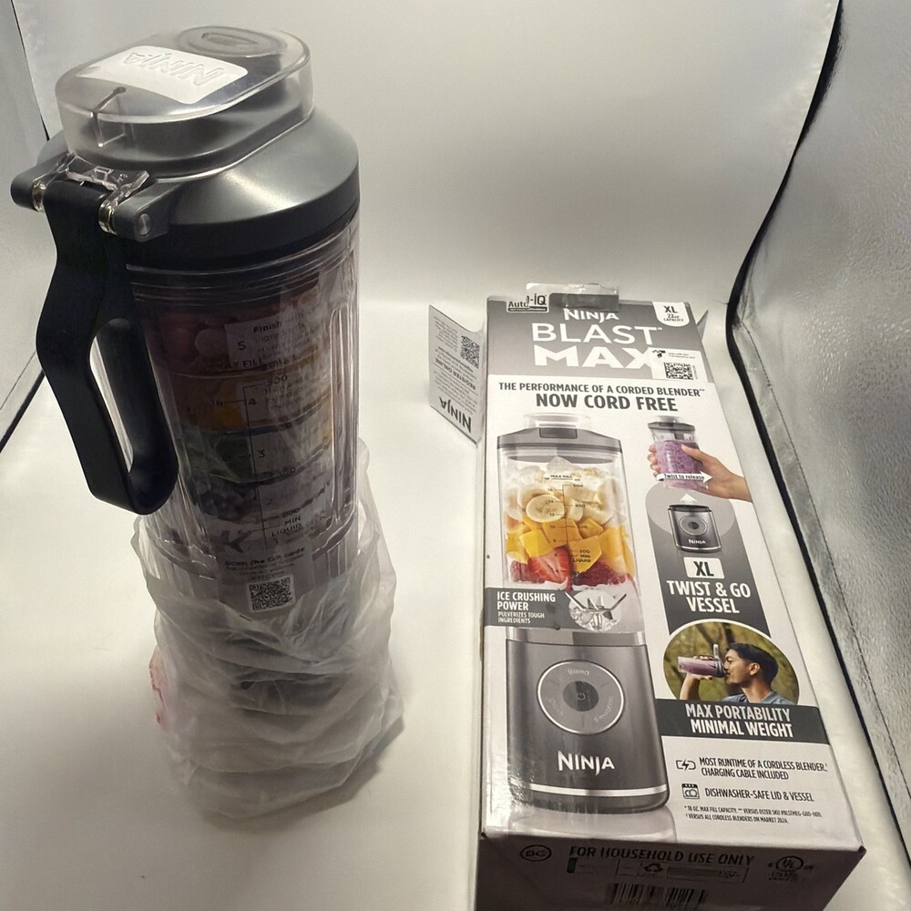 BRAND NEW Ninja Blast Max Portable Blender + Twist & Go, Personal Blender  20oz