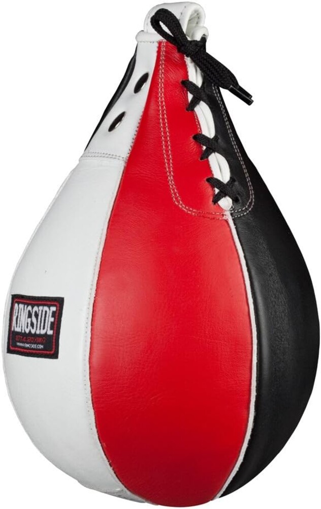 Ringside Boxing Speed Bag – Durable Leather Construction with Reinforced Triple-Stitched Seams and Heavy-Duty Attachment Loop,for Speed and Reflex Training