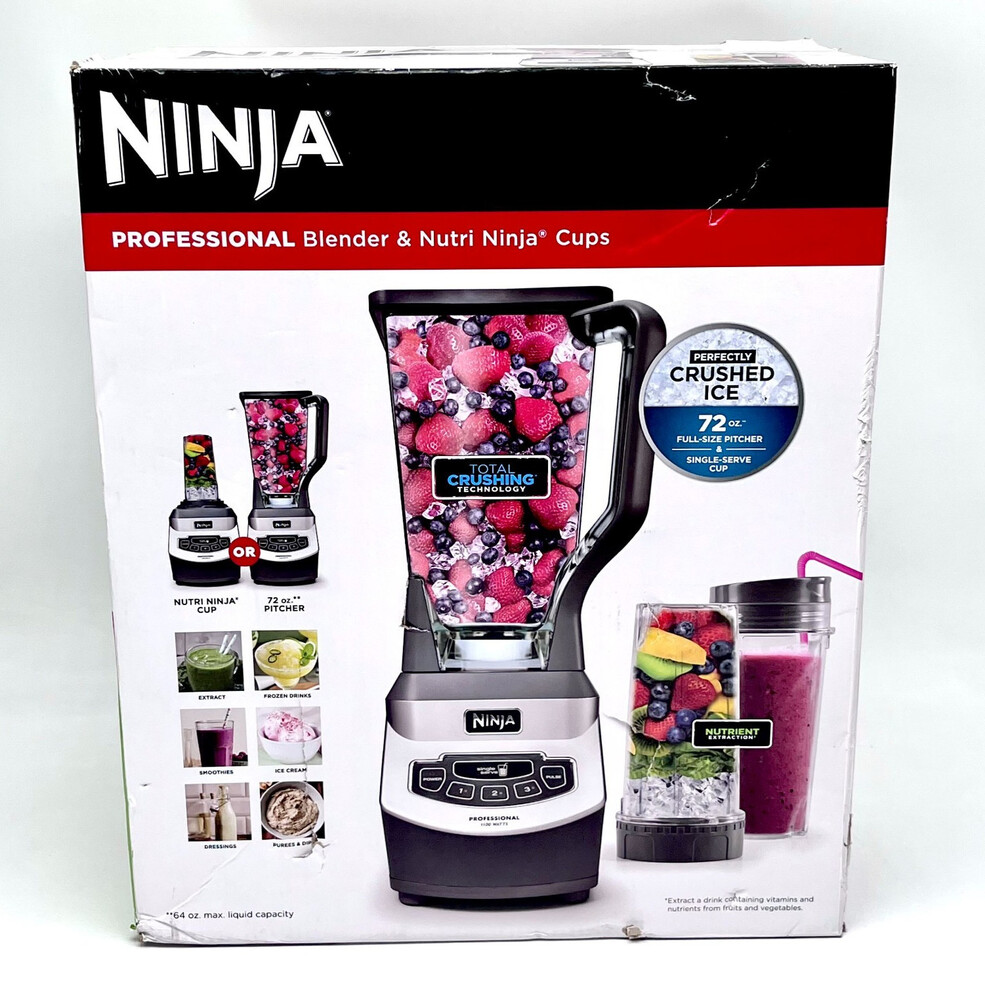 Ninja Professional 3-Speed Blender - Stealth Metallic Gray with 72oz Pitcher