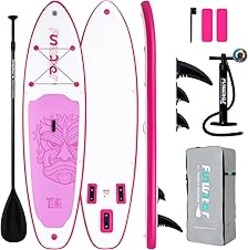 FunWater Inflatable Ultra-Light Stand Up Paddle Board for All Skill Levels with Premium SUP Paddleboard Accessories,Non-Slip Comfort Deck for Youth & Adults