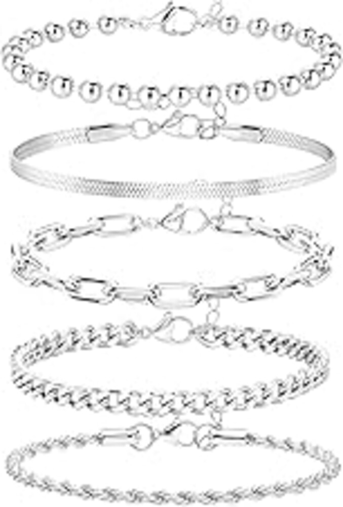 Extra Large Anklets for Women Waterproof, 14K Gold Plated Stack Anklets for Women Plus Size, 10"+2" Non Tarnish Large Ankle Bracelets for Women, Summer Big Ankles Set, Beach Bikini Vacation Jewelry