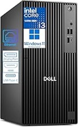 Dell Tower Desktop Computer for Business & Home, Next Gen OptiPlex, 14th Gen Intel 4-Core Processor, 8GB DDR5 RAM, 256GB PCIe SSD, Type-C, HDMI + 1 DisplayPort, Windows 11 Pro