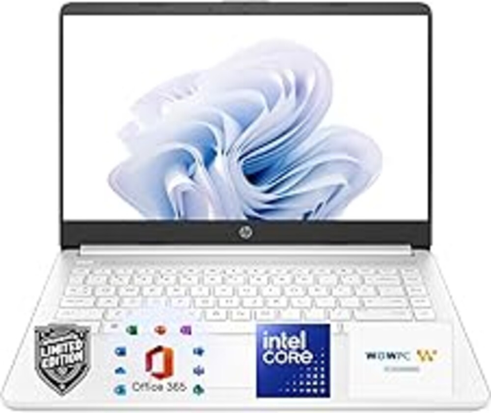 HP Everyday Laptop with Copilot AI • 2026 Edition • 8GB RAM - 256GB SSD • Microsoft Office 365 Included • Thin & Portable • Fast Charge and 12hrs Battery • Windows 11 | w/o Mouse